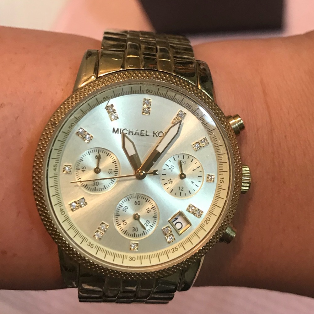 Michael Kors Gold watch- Good condition